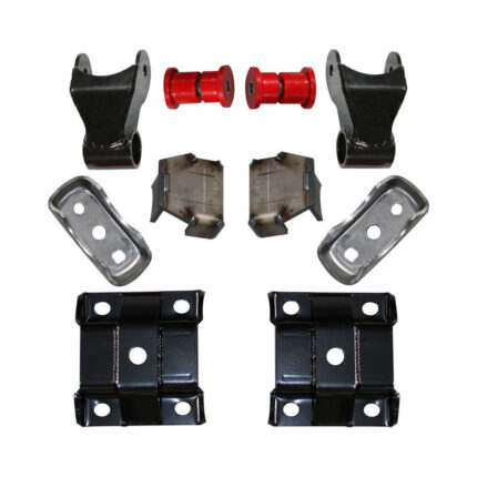 Total Chaos Rear Mid-Travel Spring Under Mounting Kit For 2005-2020 Toyota Tacoma